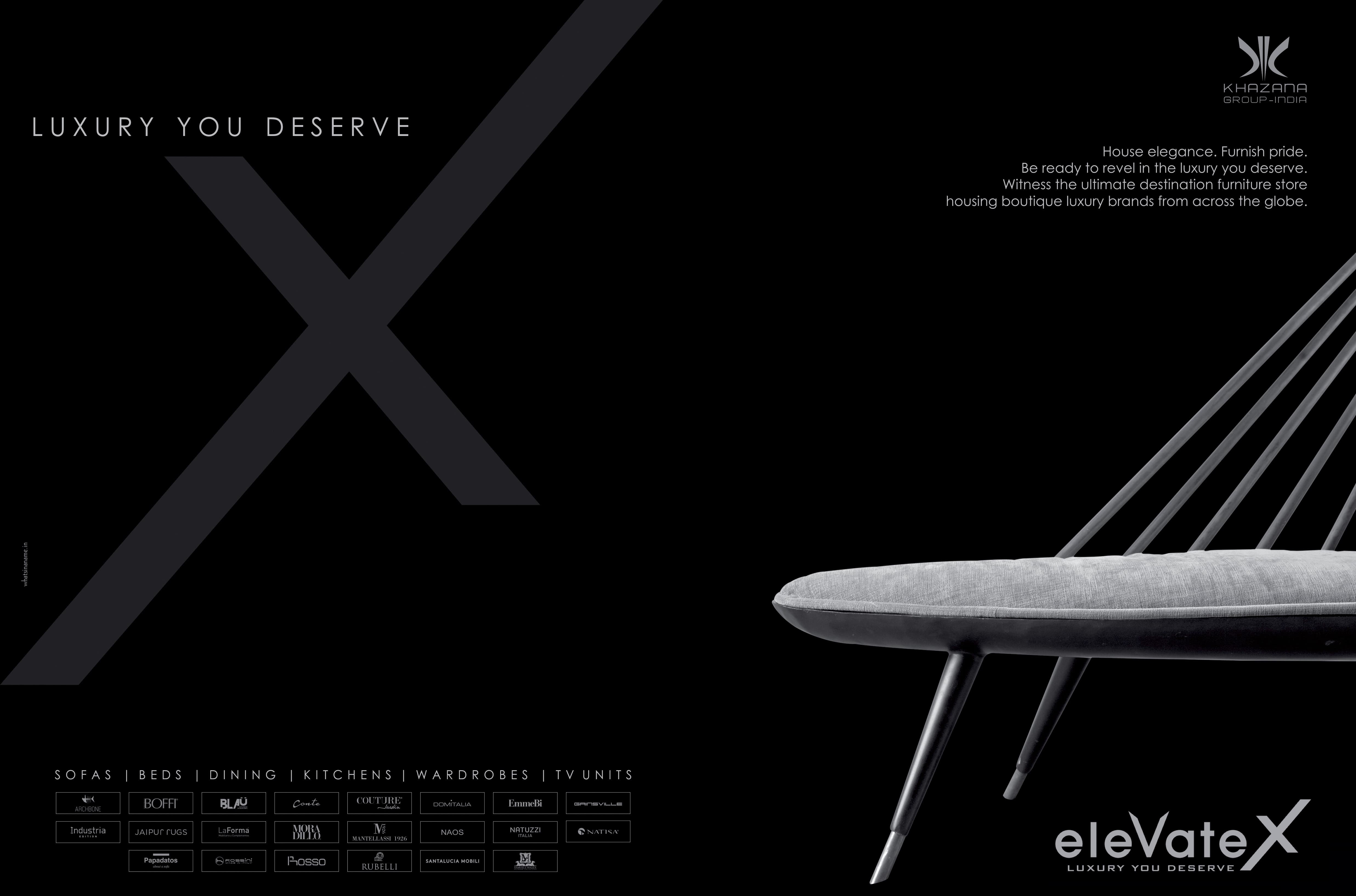 elevate, luxury furniture, ad, 1