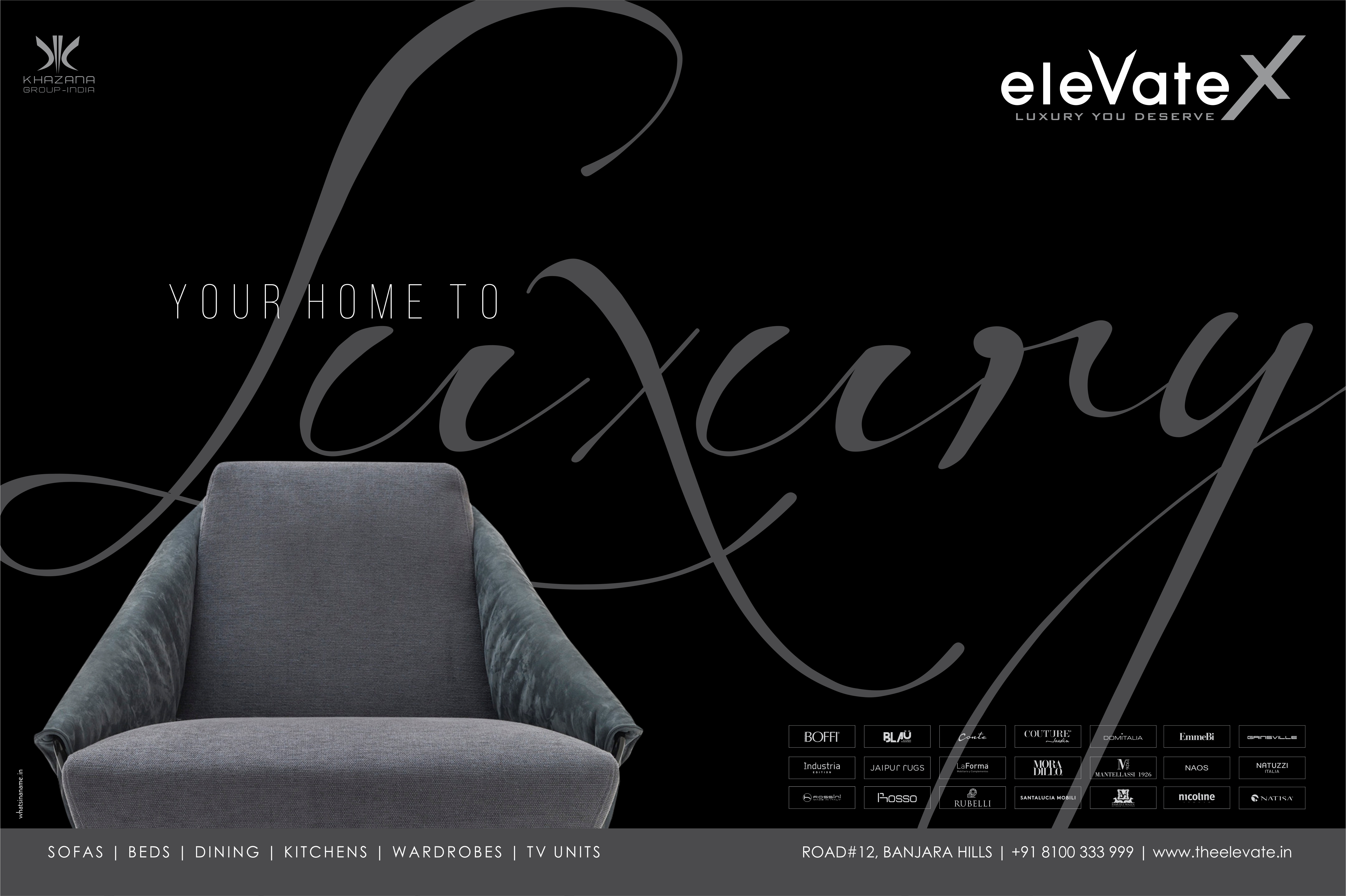 elevate, luxury furniture, ad, 2